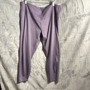 The North face leggings women’s‎ 3X light purple. 3/4 length athletic leggings